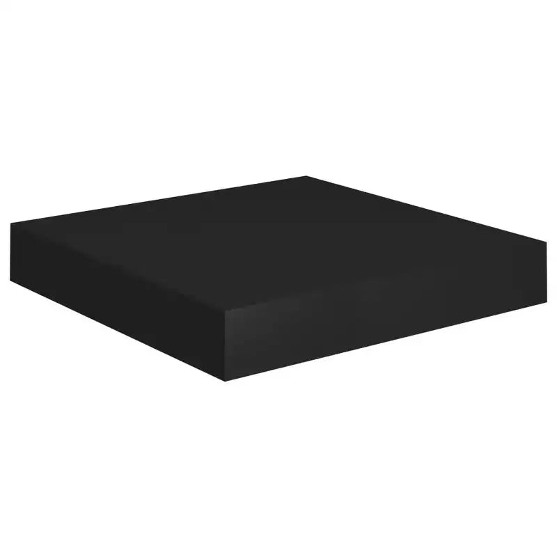 Étagère Murale Noire Nid d'Abeille MDF, Métal Petite Fixation Murale