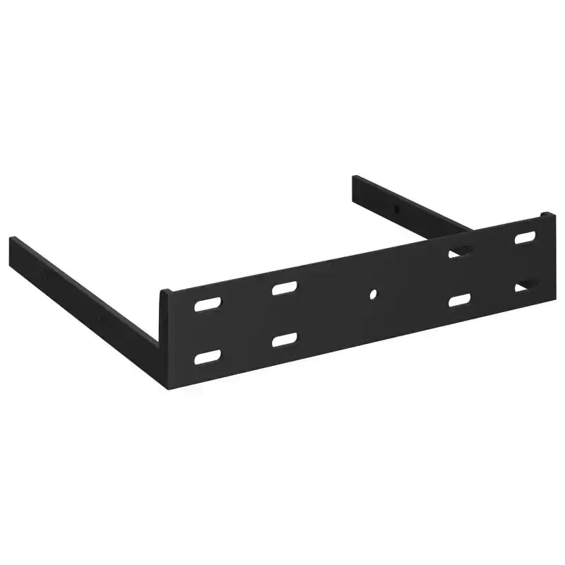 Étagère Murale Noire Nid d'Abeille MDF, Métal Petite Fixation Murale