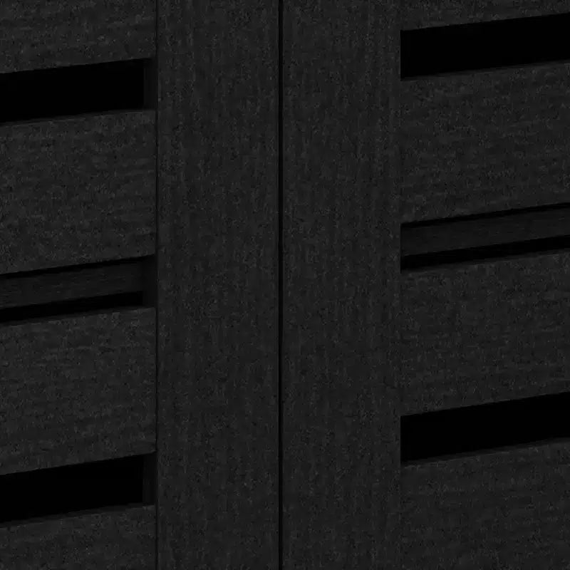 Galano Meuble à Chaussures 3 Portes 16 Paires avec Étagères Réglables Chêne Noir 45.3 L 13 P 28 H