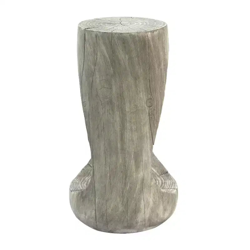 MAYEERTY 1 Table d'appoint moderne creuse en MGO, Table d'appoint artistique pour salon, chambre, patio extérieur