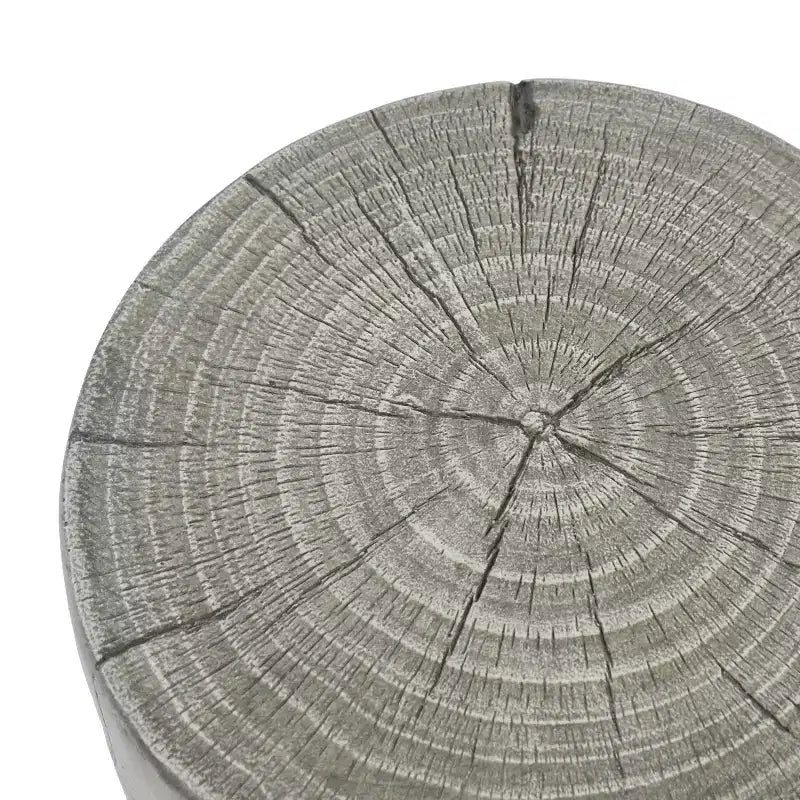 MAYEERTY 1 Table d'appoint moderne creuse en MGO, Table d'appoint artistique pour salon, chambre, patio extérieur
