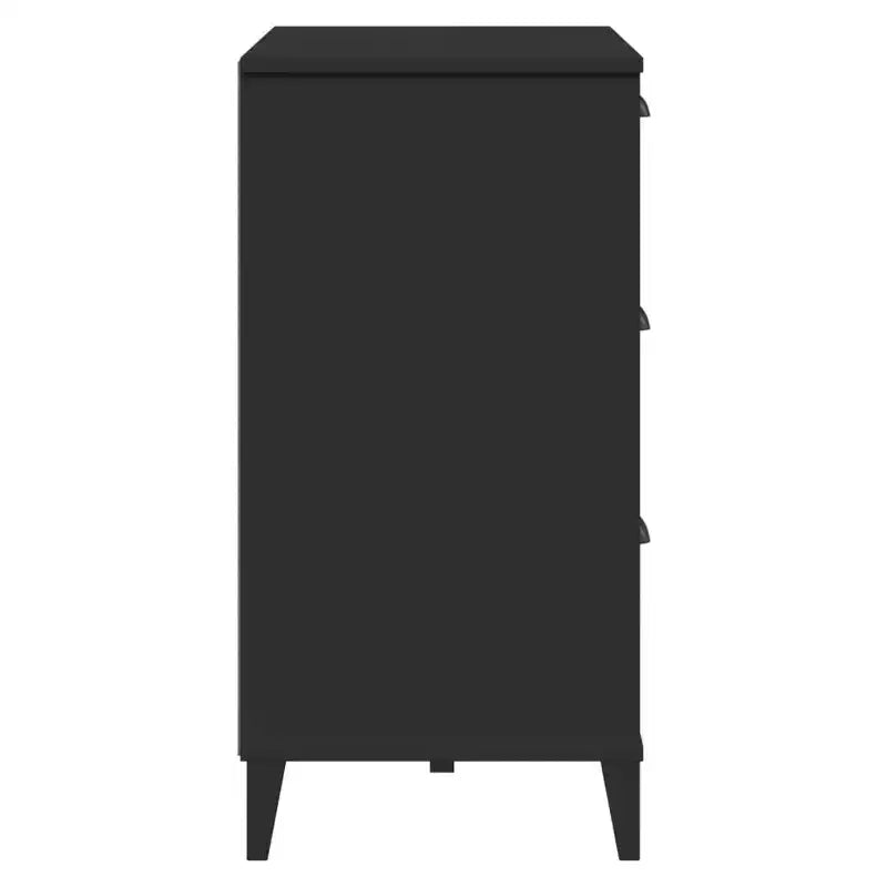 vidaXL Meuble de Rangement à Tiroirs Classeur de Dossiers Meuble de Salon en Bois de Pin Massif