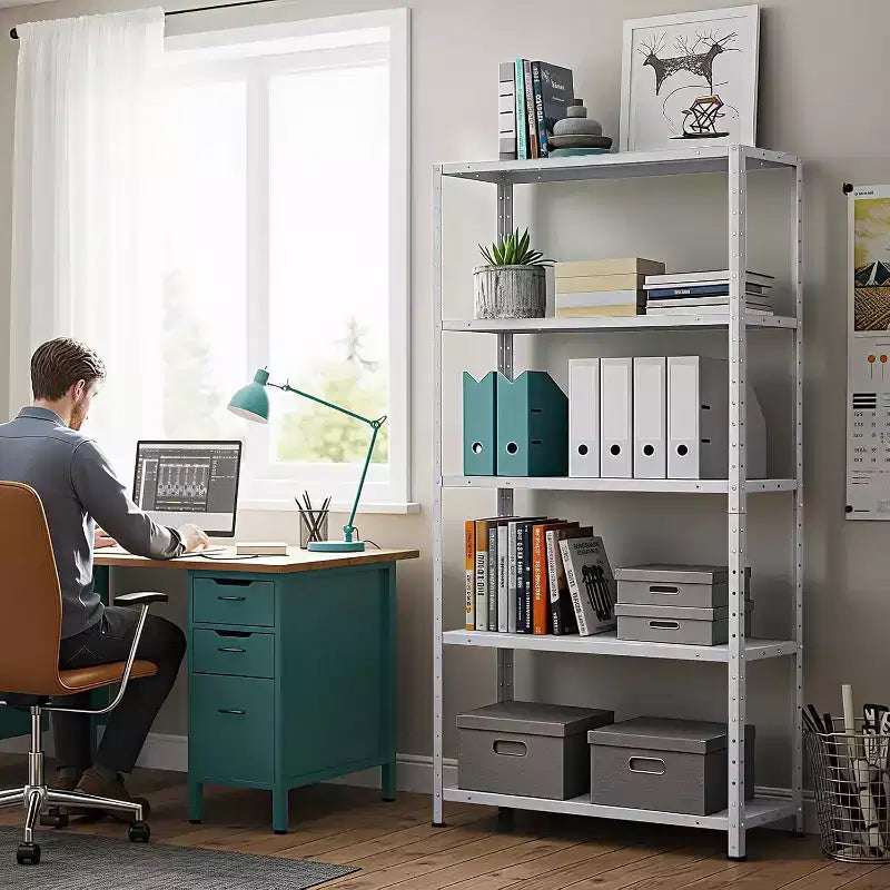 Étagères de rangement réglables COZONY, unité d'organisation en métal pour garage, chambre, salon, bureau, placard