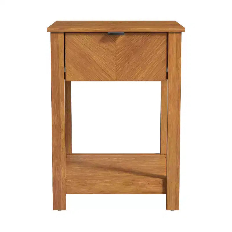 Galano - Ensemble de 2 tables de chevet avec tiroir et étagère ouverte de rangement - 41,9 cm H x 39,1 cm l x 58,9 cm P