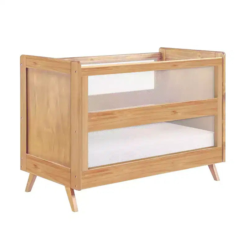 Lit de bébé convertible 3-en-1 en maille respirante BreathableBaby, certifié Greenguard Gold