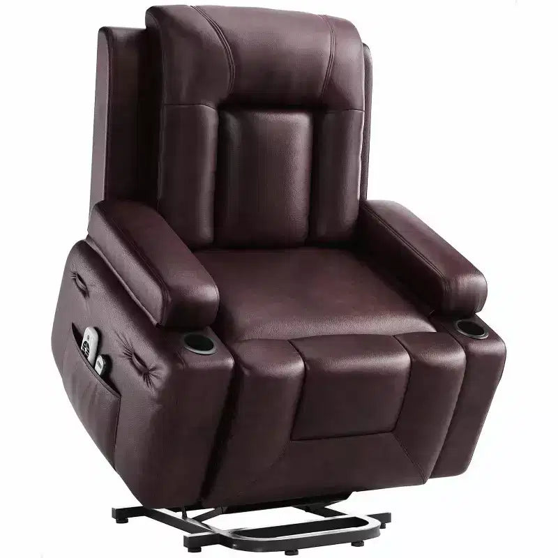 Fauteuil inclinable électrique grand format, fauteuil de cinéma maison avec soutien lombaire, dossier et repose-jambes réglables, fauteuil inclinable électrique pour personnes âgées pour le salon