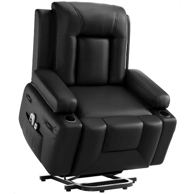 Fauteuil inclinable électrique grand format, fauteuil de cinéma maison avec soutien lombaire, dossier et repose-jambes réglables, fauteuil inclinable électrique pour personnes âgées pour le salon