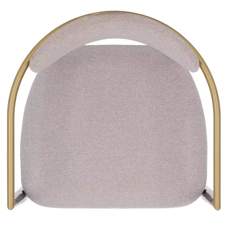 Tabouret de comptoir Covelle Arm (lot de 2) - BST6403A - Noir doré/Gris colombe - Safavieh