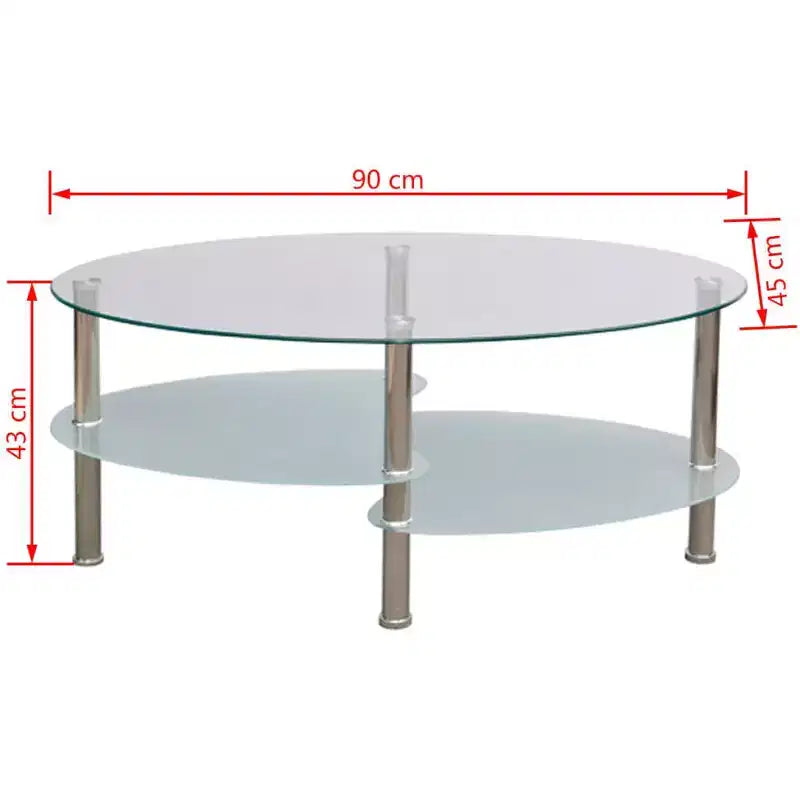 vidaXL Table Basse d'appoint en Verre et Métal pour Salon Blanc/Noir