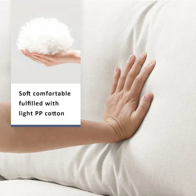 Canapé d'angle convertible en L avec pouf