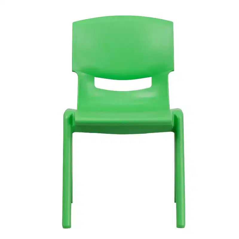 Lot de 2 chaises d'écolier empilables en plastique Flash Furniture, hauteur d'assise 39,5 cm