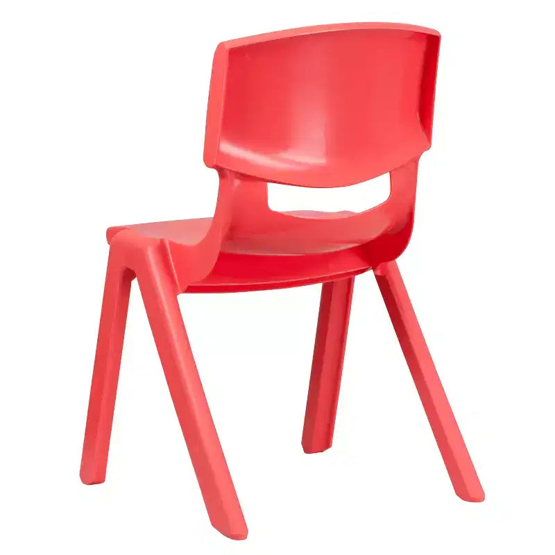 Lot de 2 chaises d'écolier empilables en plastique Flash Furniture, hauteur d'assise 39,5 cm