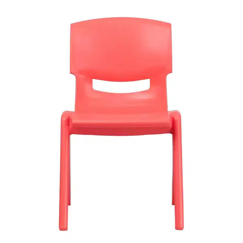 Lot de 2 chaises d'écolier empilables en plastique Flash Furniture, hauteur d'assise 39,5 cm