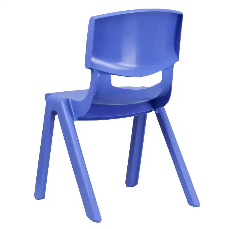 Lot de 2 chaises d'écolier empilables en plastique Flash Furniture, hauteur d'assise 39,5 cm