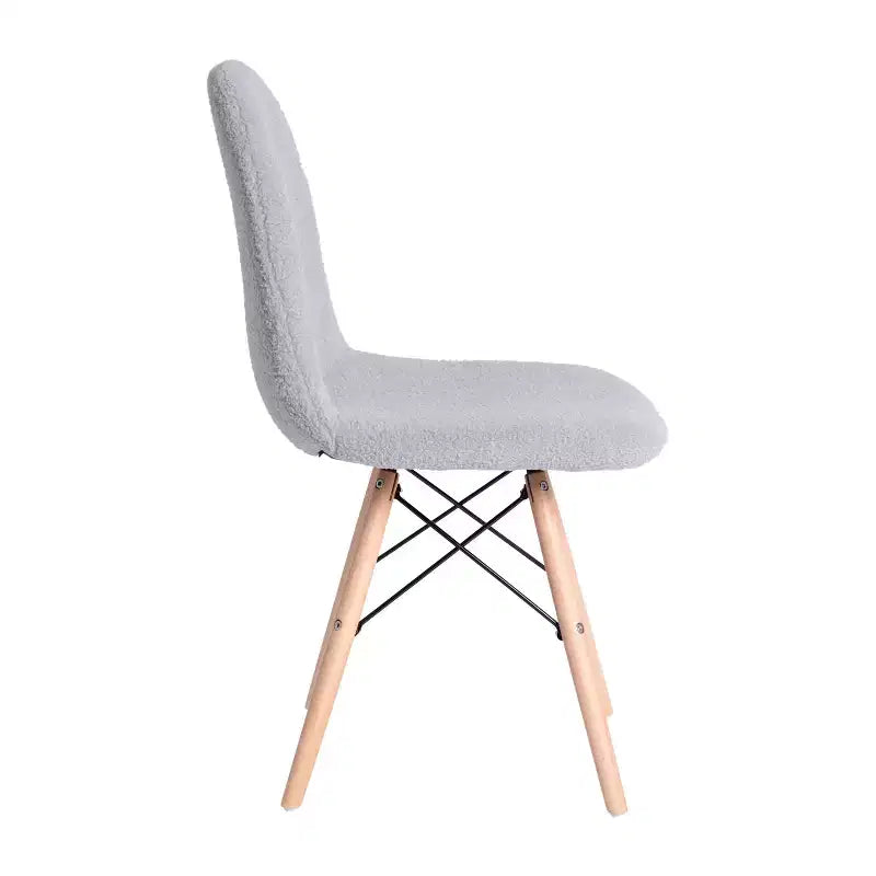 Emma et Oliver Dorset - Fauteuil d'appoint en similicuir d'agneau avec pieds en bois de hêtre pour salon, chambre à coucher, dortoir et plus encore