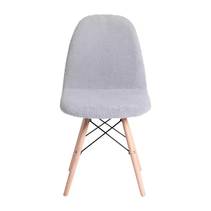 Emma et Oliver Dorset - Fauteuil d'appoint en similicuir d'agneau avec pieds en bois de hêtre pour salon, chambre à coucher, dortoir et plus encore