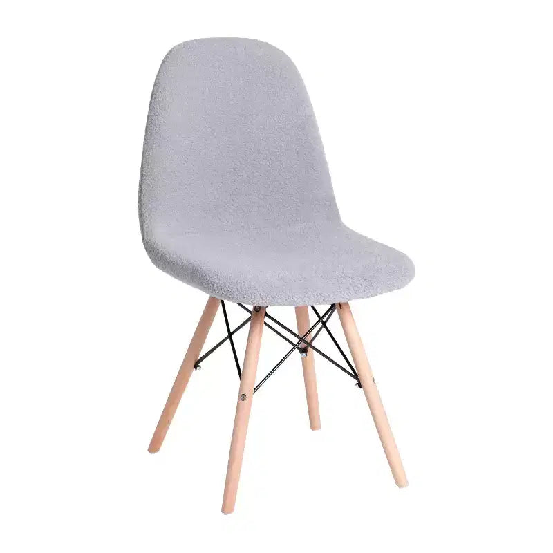 Emma et Oliver Dorset - Fauteuil d'appoint en similicuir d'agneau avec pieds en bois de hêtre pour salon, chambre à coucher, dortoir et plus encore