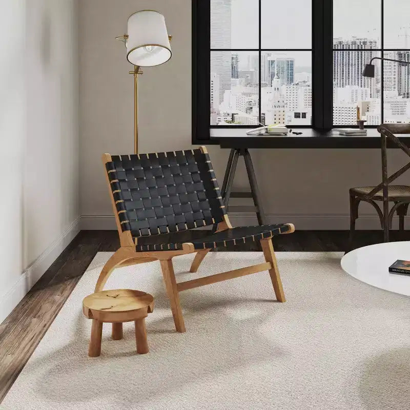 Fauteuil d'appoint en similicuir Maintenon - Manhattan Comfort