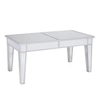 Table basse rectangulaire effet miroir