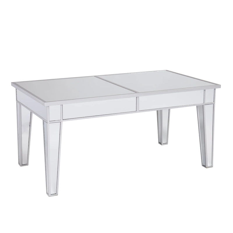 Table basse rectangulaire effet miroir