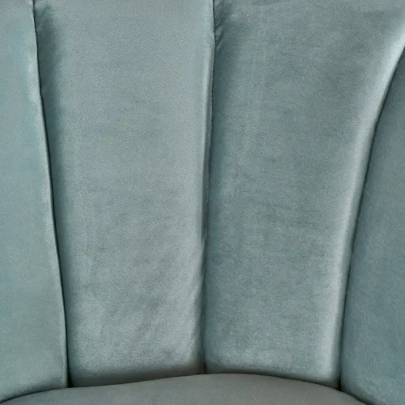 Fauteuil club moderne en velours avec pieds en bois de bouleau