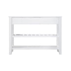 Console avec 2 tiroirs et 2 étagères ouvertes, buffet pour couloir, salon, cuisine