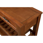 Console avec 2 tiroirs et 2 étagères ouvertes, buffet pour couloir, salon, cuisine
