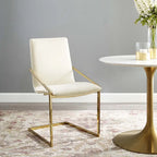 Fauteuil de salle à manger en velours