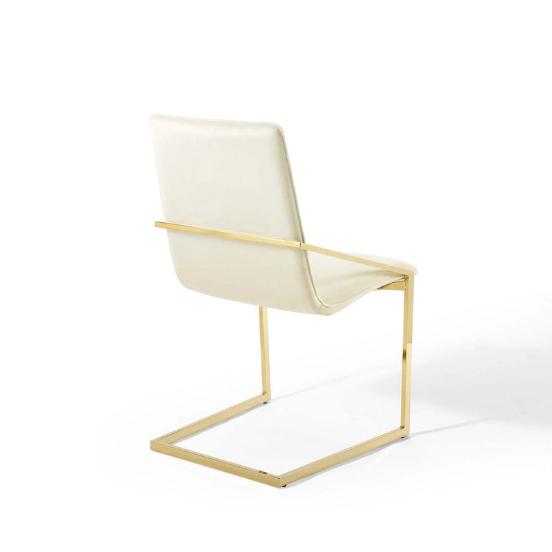 Fauteuil de salle à manger en velours