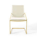 Fauteuil de salle à manger en velours