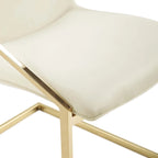 Fauteuil de salle à manger en velours