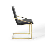 Fauteuil de salle à manger en velours