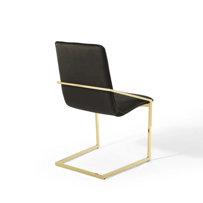 Fauteuil de salle à manger en velours