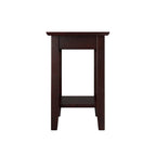 Table d'appoint de style Mission avec station de recharge