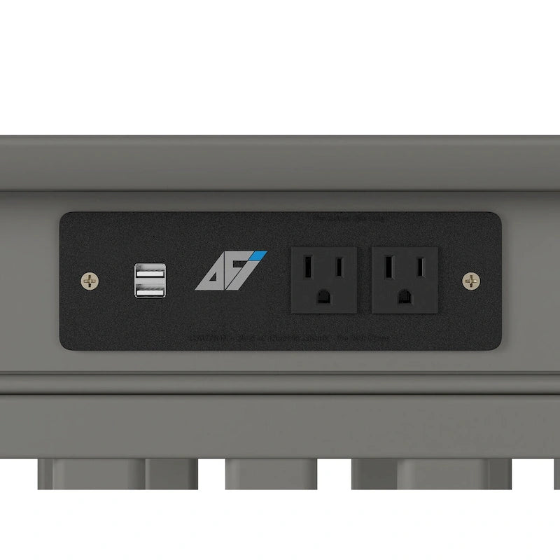 Table d'appoint de style Mission avec station de recharge
