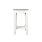 Table d'appoint de style Mission avec station de recharge