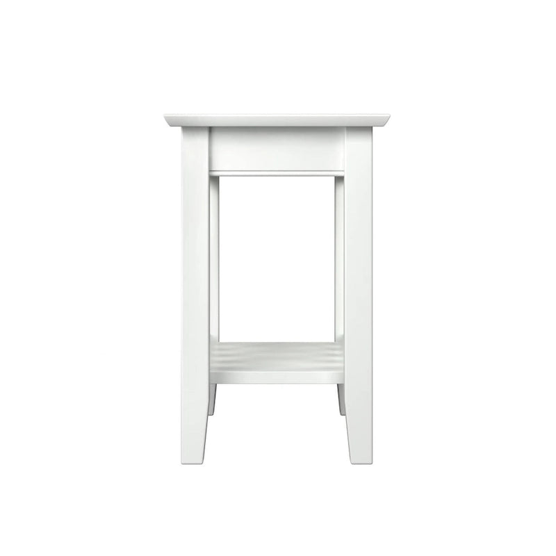 Table d'appoint de style Mission avec station de recharge
