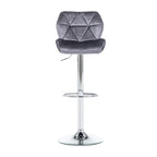 Tabourets de bar réglables en hauteur, lot de 2 – Siège pivotant rembourré