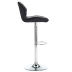 Tabourets de bar réglables en hauteur, lot de 2 – Siège pivotant rembourré