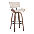 Tabouret de bar à hauteur fixe du milieu du siècle (lot de 2)