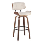 Tabouret de bar à hauteur fixe du milieu du siècle (lot de 2)