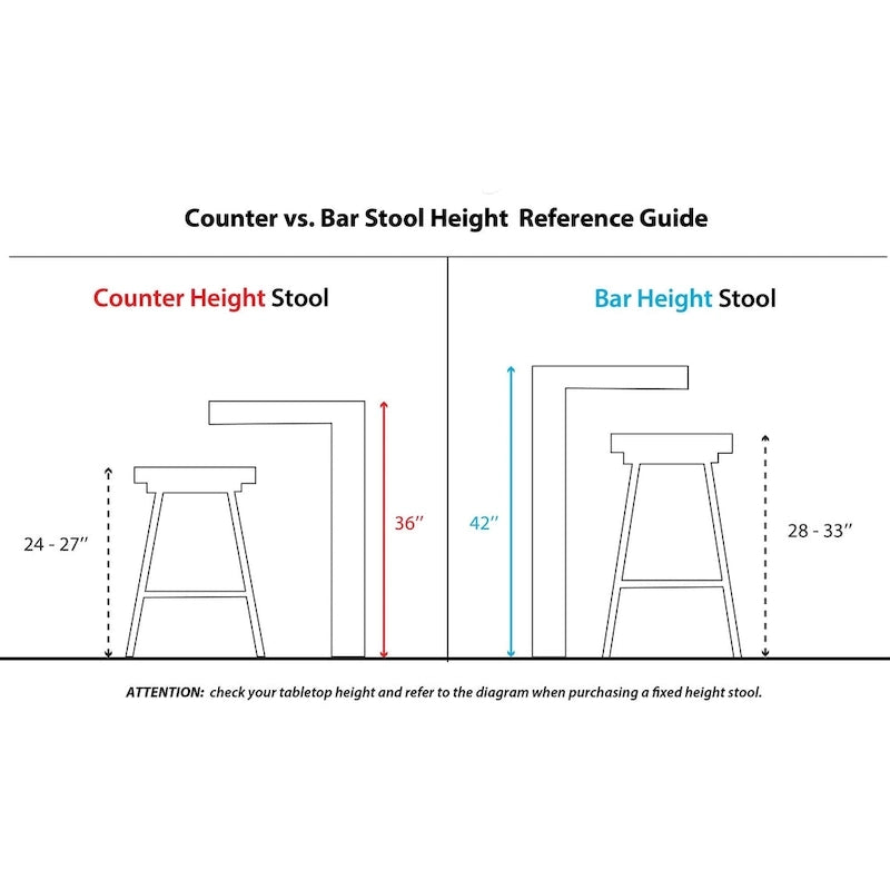Tabouret de bar à hauteur fixe du milieu du siècle (lot de 2)