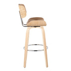 Tabouret de bar à hauteur fixe du milieu du siècle (lot de 2)