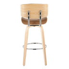 Tabouret de bar à hauteur fixe du milieu du siècle (lot de 2)