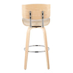Tabouret de bar à hauteur fixe du milieu du siècle (lot de 2)