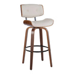 Tabouret de bar à hauteur fixe du milieu du siècle (lot de 2)