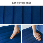 Tabourets de bar pivotants en velours (lot de 2)
