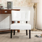 Fauteuil d'appoint capitonné surdimensionné