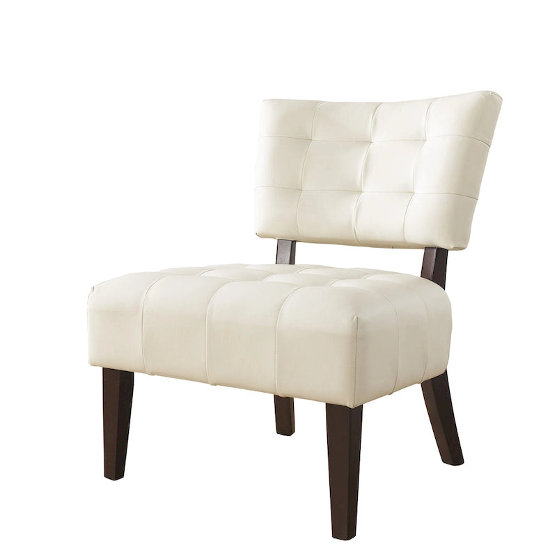 Fauteuil d'appoint capitonné surdimensionné