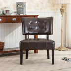 Fauteuil d'appoint capitonné surdimensionné